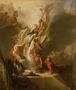 L'Apothéose de Nelson (entre 1805 et 1818), Royal Museums Greenwich (en).