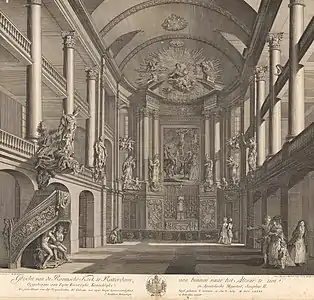 Intérieur de l'église Sainte-Rosalie de Rotterdam