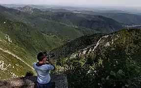 Point de vue du Pas de l'Ours (au loin à gauche Montségur).