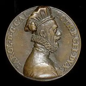 Charles III de Lorraine (1572), médaille, Washington, National Gallery of Art.