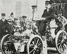 Pierre de Crawhez, vainqueur de Bruxelles-Spa en 1898.