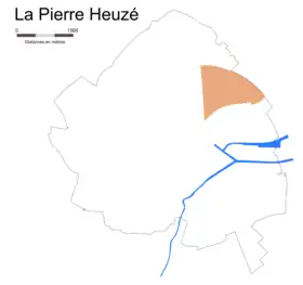 Localisation de La Pierre-Heuzé