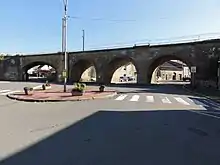 Viaduc du chemin de fer à Pierrepont.