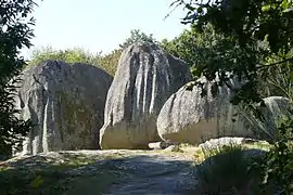 Pierres jaumâtres, mont Barlot, Creuse