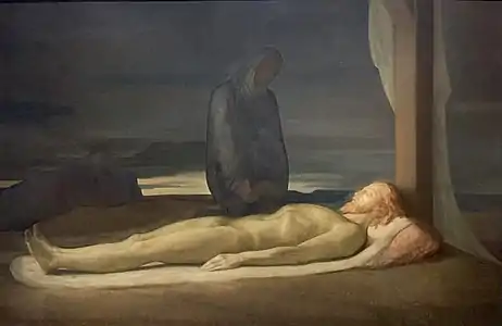 Pietà, Hippolyte Flandrin, v. 1842, MBA Lyon