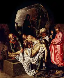 Mise au tombeau, 1612, Pieter Lastman.