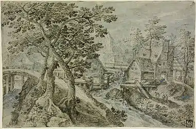 Moulin à eau, dessinv. 1590, Budapest