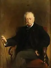 Portrait de Charles Rochussen, huile sur toile, musée de Rotterdam.