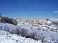 Vu du village en hiver