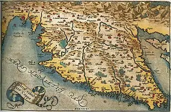 Pietro Coppo, premier cartographe précis de l'Istrie (1573)