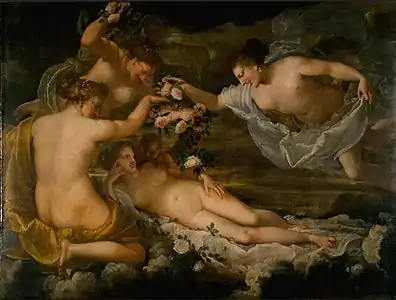 Pietro Liberi : Vénus adorée par les Grâces