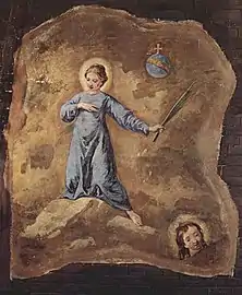 Sainte Barbe martyre, 1744-1745par Pietro Longhi