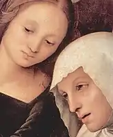 Marie-Madeleine et Marie (détail de la Pietà du Palais Pitti, Florence), 1495.