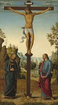 Crucifixion par le Pérugin.