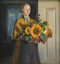 Jeune fille aux tournesols (Pigen med solsikkerne, 1889), Statens Museum for Kunst, Copenhague