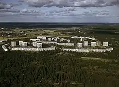 Zone de Pihlajamäki en 1964.
