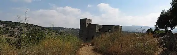 Le fort Ein Tina près de Nahal Amud
