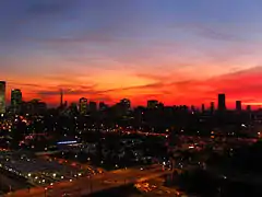 Coucher de soleil à Tel Aviv