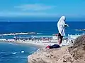 Surmontant la plage de Tel Aviv, 28 février 2018