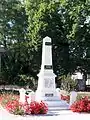 Le monument aux morts (août 2014).