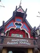 Pinocchio's Daring Journey à Disneyland