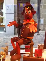 Pinocchio en chocolat, Brive-la-Gaillarde.