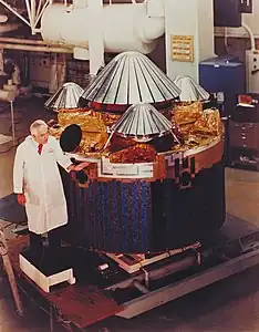 Les sondes atmosphériques de Pioneer Venus.