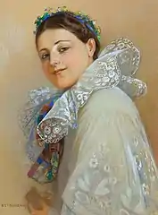 Une mariée de Żywiec (1920-1930)