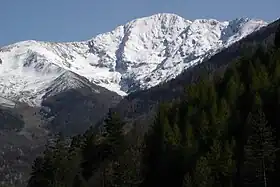 Vue de la Pique d'Endron enneigée