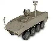 Version véhicule d'observation d'artillerie