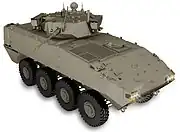 Version  Véhicule de combat d'infanterie/chasseur de char avec Spike (missile)
