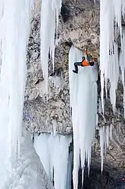 Escalade mixte (rocher et glace) de haut niveau, en dévers