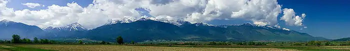 Panorama du Pirin septentrional