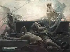 Konec všech věcí (ou Finis), huile sur toile (1887, Galerie nationale de Prague)