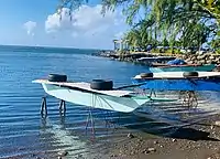 Pirogues dans la baie de Matavai