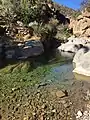 Piscine naturelle dans la Vallée du Paradis