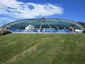 L'ancienne piscine municipale.