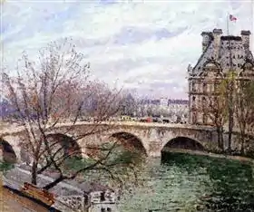 Le Pont Royal et le pavillon de FloreCamille Pissaro, 1903Petit-Palais