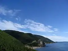 La piste Cabot, dans le parc national des Hautes-Terres-du-Cap-Breton.