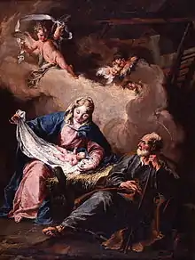 Giambattista Pittoni, La Sainte Famille, 1730