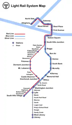 Image illustrative de l’article Métro léger de Pittsburgh