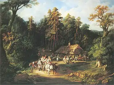 L'auberge du « dernier sou » (1845).