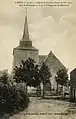 Chapelle de Saint-Lubin vers 1920 (carte postale).