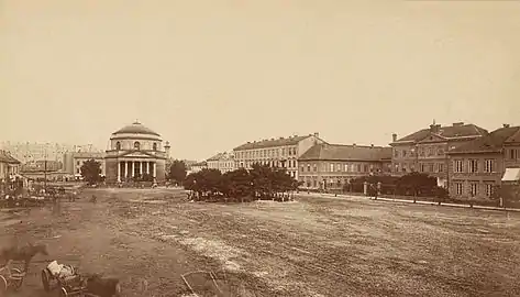 Le photo en 1880, on voit l'institut pour sourds à droite