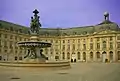 La Place de la Bourse de Bordeaux.