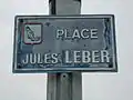 À Biesheim (Haut-Rhin), la place Jules Leber.