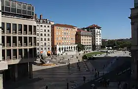 Place Louis-Pradel à Lyon.