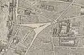 La place Maubert sur le plan de Gomboust de 1652.