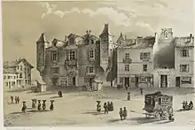Place Louis XIV aux alentours de 1882.