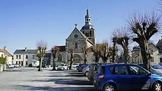 La place de l'église.